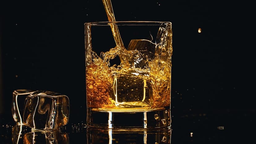 scotch pouring inot the glass